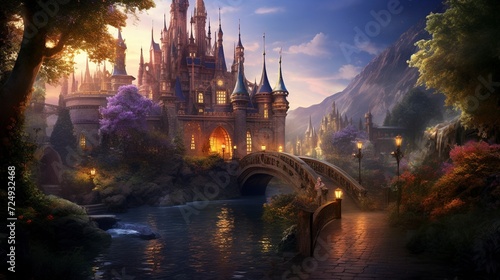 Enchanted Castle: Twilight over the Magical Realm © Paul