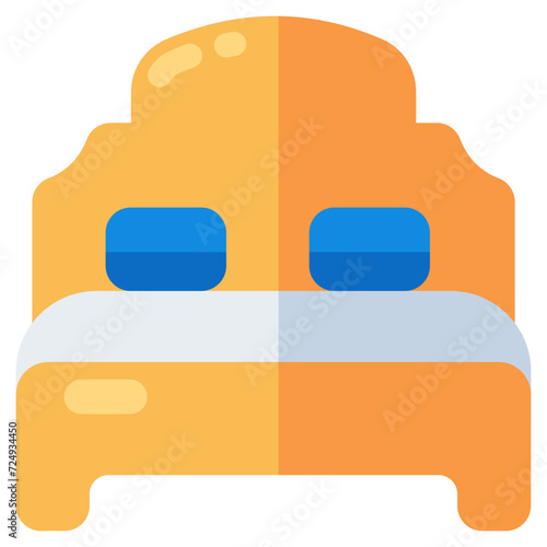Premium download icon of bed