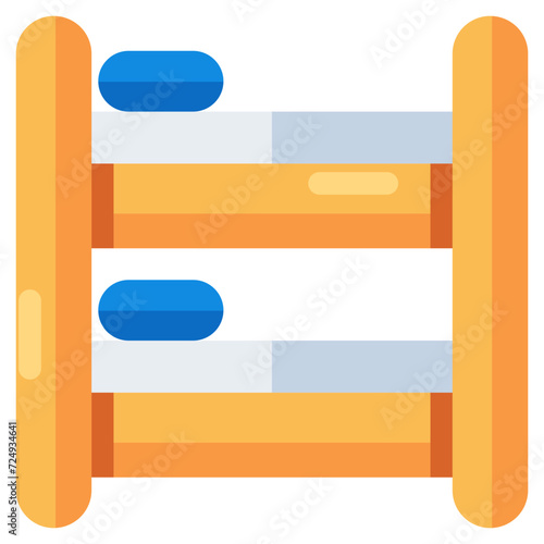 Premium download icon of bunk bed