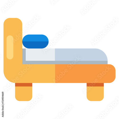 Premium download icon of bed