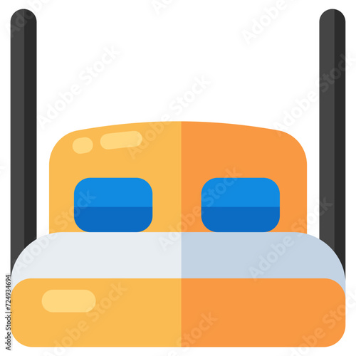 Premium download icon of bed