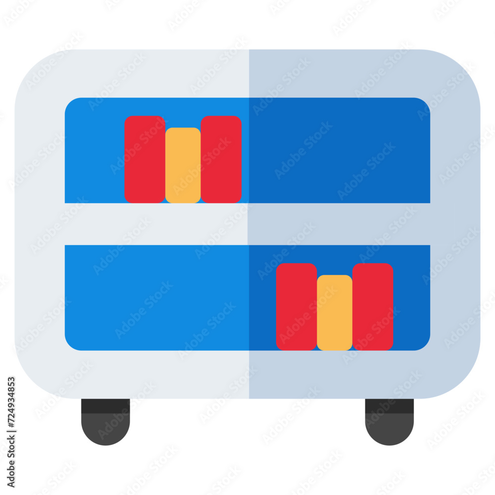 Premium download icon of library cupboard Premium download icon of library cupboard