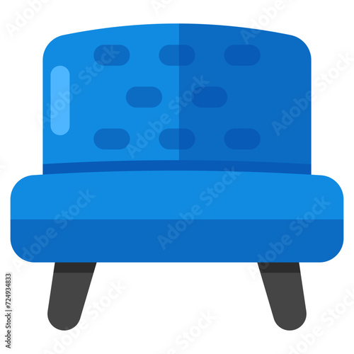Premium download icon of armless chair