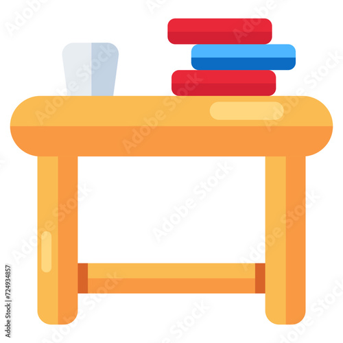 Premium download icon of books table
