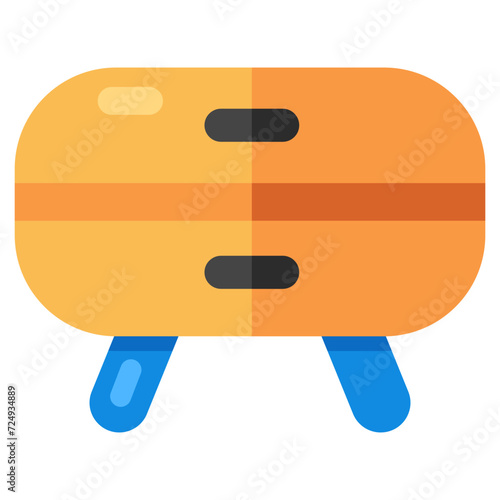 An icon design of drawer table 