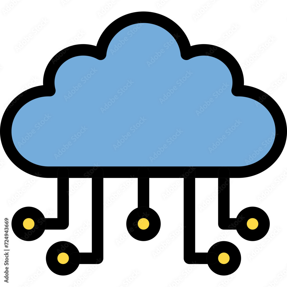 Cloud computing icon Cloud computing icon