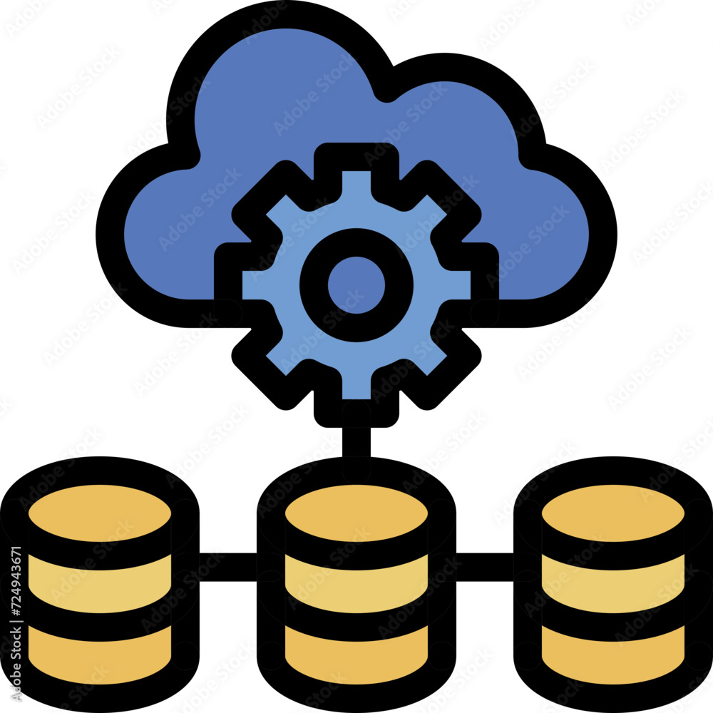 Cloud storage icon Cloud storage icon