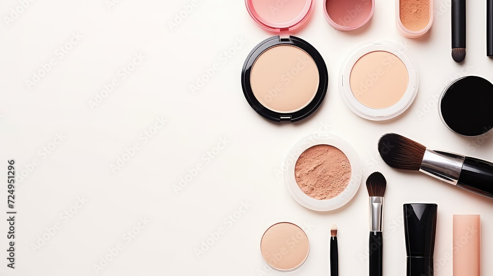 collection of make up and cosmetic beauty products, Beauty cosmetic background collection of make up and cosmetic beauty products, Beauty cosmetic background