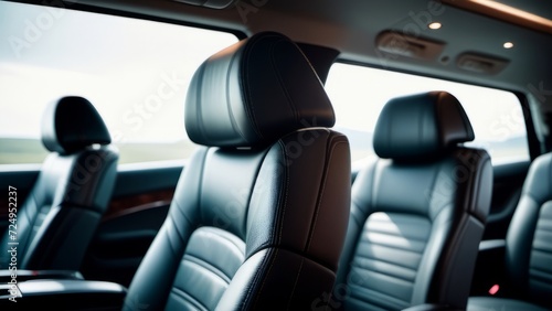 interior of a car ai generated photo