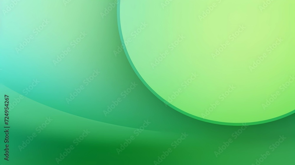 gradient light green background with circle theme. generative ai