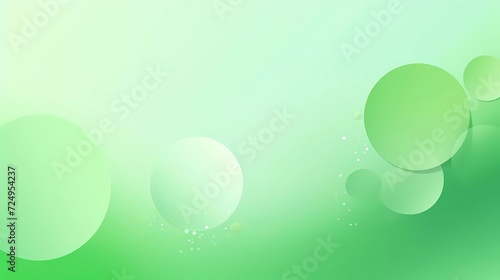 gradient light green background with circle theme. generative ai