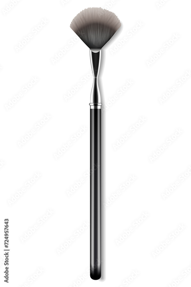 Makeup blush. Beauty cosmetics mockups. Isolated realistic luxury icon. Fashion accessory for cosmetics, artist tool for model face Makeup blush. Beauty cosmetics mockups. Isolated realistic luxury icon. Fashion accessory for cosmetics, artist tool for model face