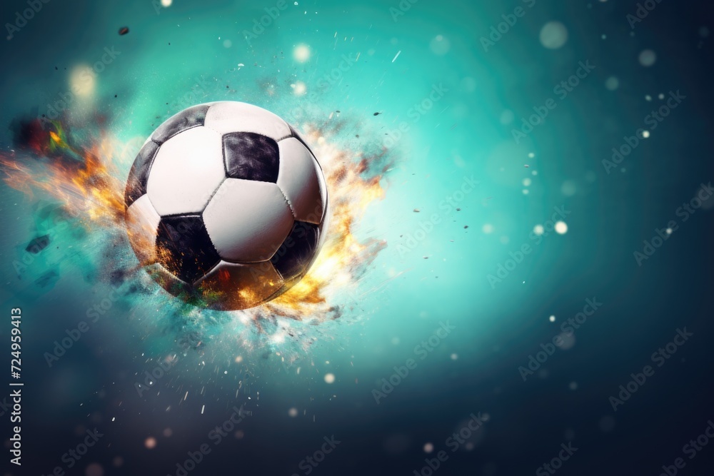 Soccer Ball Flying