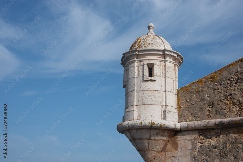 Lookout tower, Forte da Ponta da Bandeira, lagos, Portugal