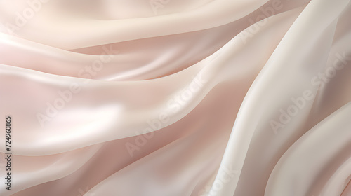 A pink satin fabric with a soft wave of light,,Abstract pink silky and smooth waves background 