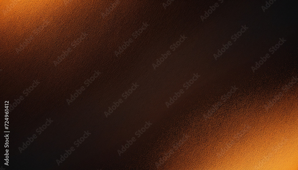 orange brown black , color gradient rough abstract background shine bright light and glow template empty space , grainy noise grungy texture on transparent background cutout