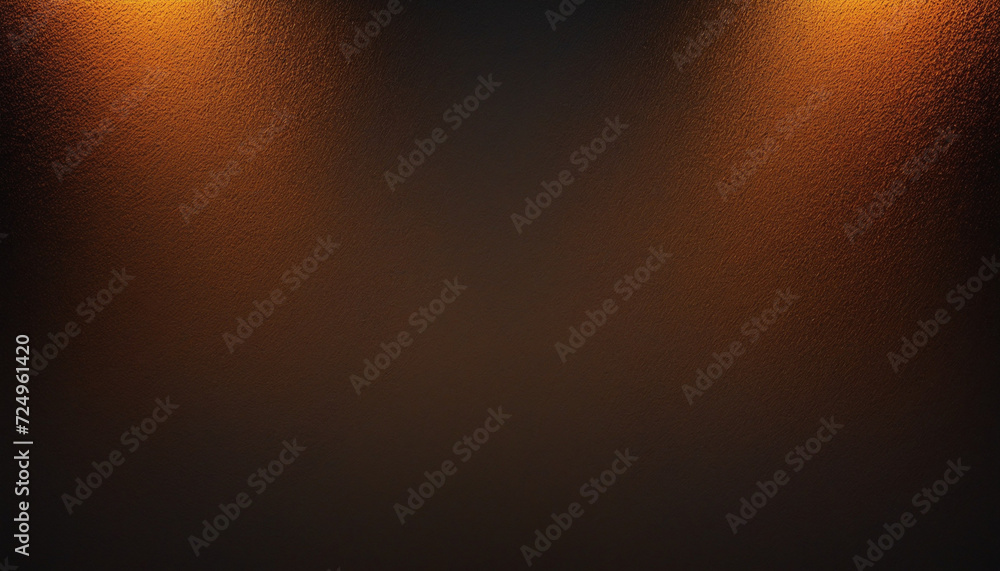 orange brown black , color gradient rough abstract background shine bright light and glow template empty space , grainy noise grungy texture on transparent background cutout