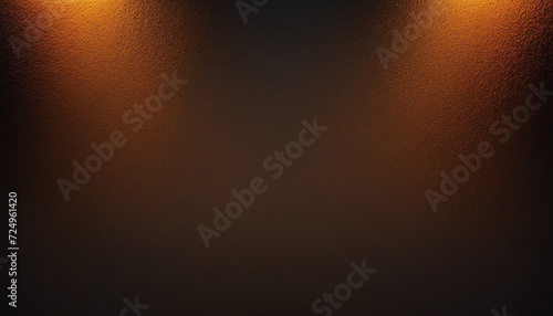 Obraz na płótnie orange brown black , color gradient rough abstract background shine bright light and glow template empty space , grainy noise grungy texture on transparent background cutout w salonie