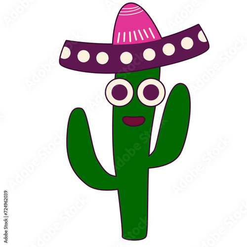 cactus in a sombrero