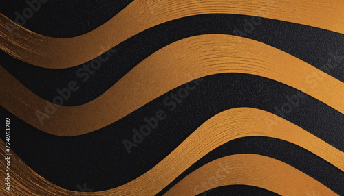 Wallpaper Mural orange gold black light waves , spray texture color gradient shine bright light and glow rough abstract retro vibe background template , grainy noise grungy empty space Torontodigital.ca