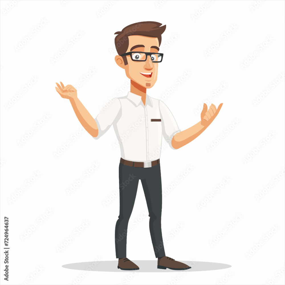 Male teacher presenting and teaching 83 Male teacher presenting and teaching 83