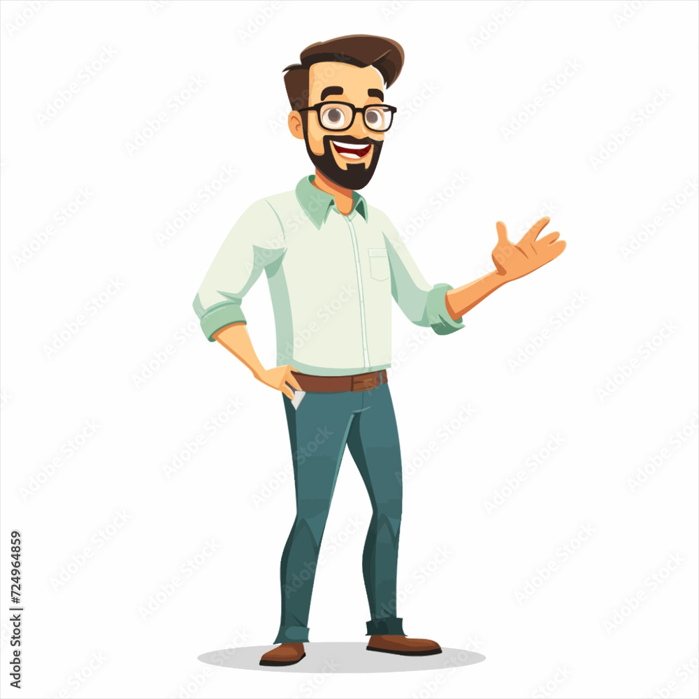 Male teacher presenting and teaching 19 Male teacher presenting and teaching 19