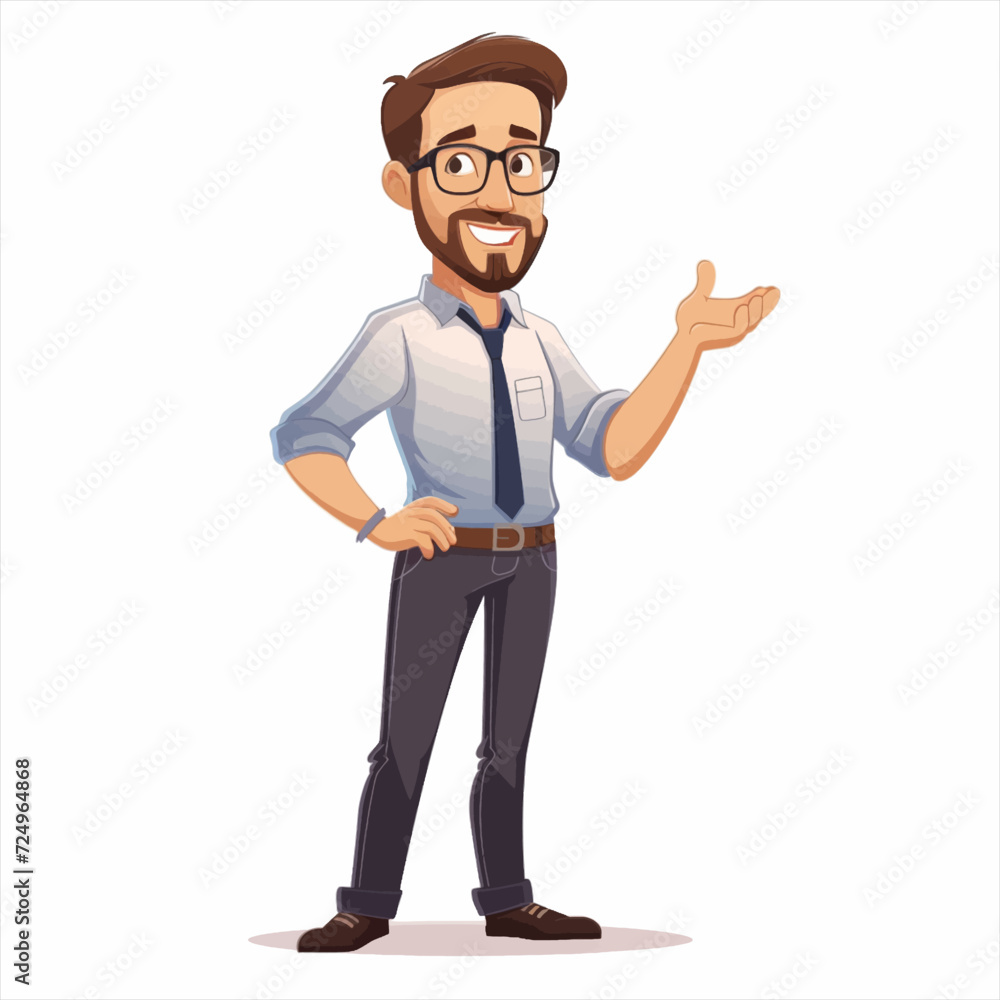 Male teacher presenting and teaching 16 Male teacher presenting and teaching 16
