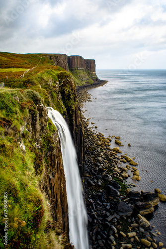 Kilt Rock with waterfall Scotland