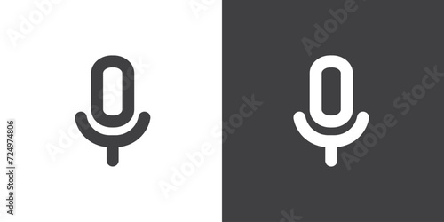 Minimalist Voice notes icon, Vector illustration of voice message icon. chatroom button. Trendy Social media icon. Record voice message for phone correspondence.
