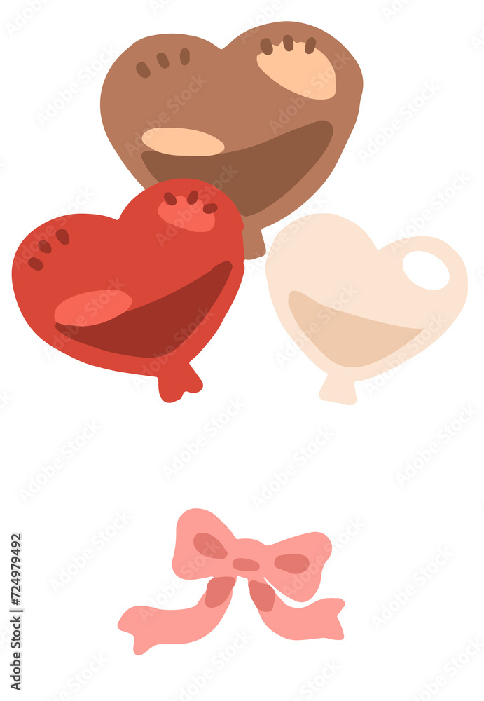 heart balloons valentine clip art.