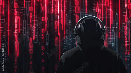 Cyber Noir: Hacking Aesthetics Business Background. Generative AI