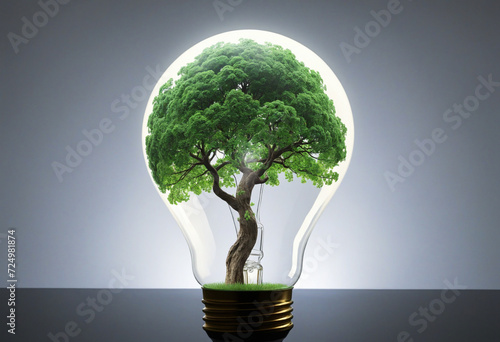Abstract Tree Design in Vibrant Modern Colors.