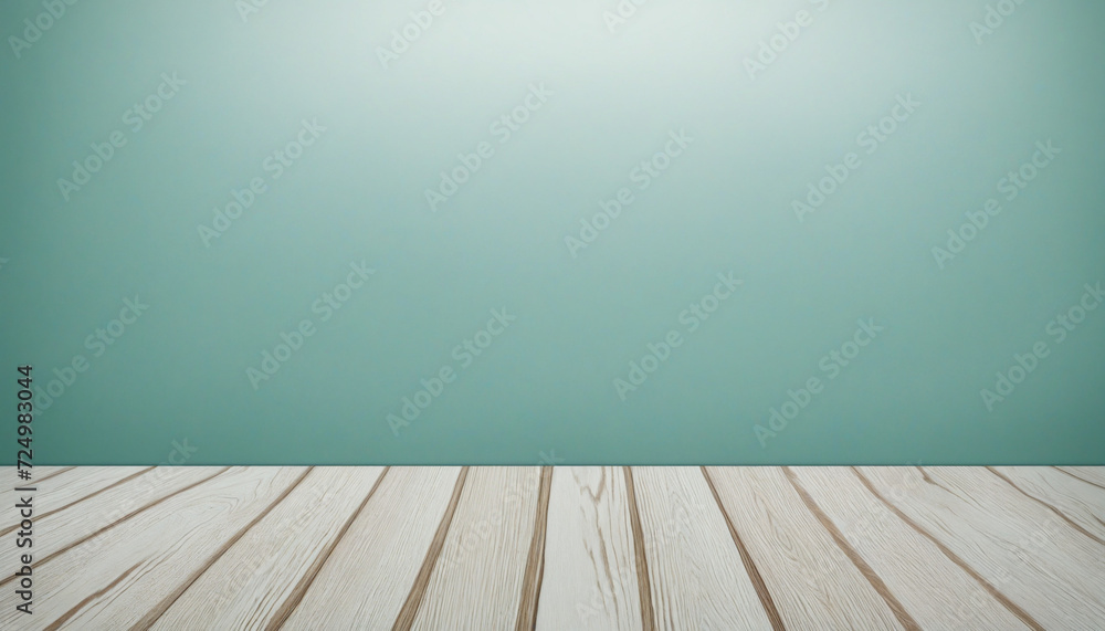 Wooden table top contrasting with teal background for product display concept. Wooden table top contrasting with teal background for product display concept.