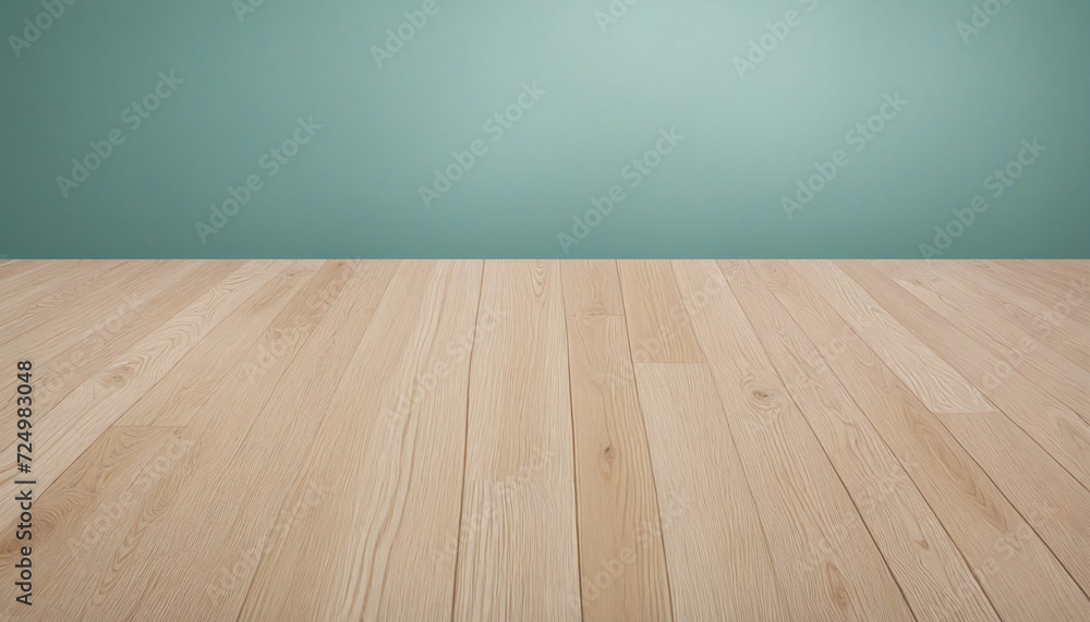 Wooden table top contrasting with teal background for product display concept. Wooden table top contrasting with teal background for product display concept.