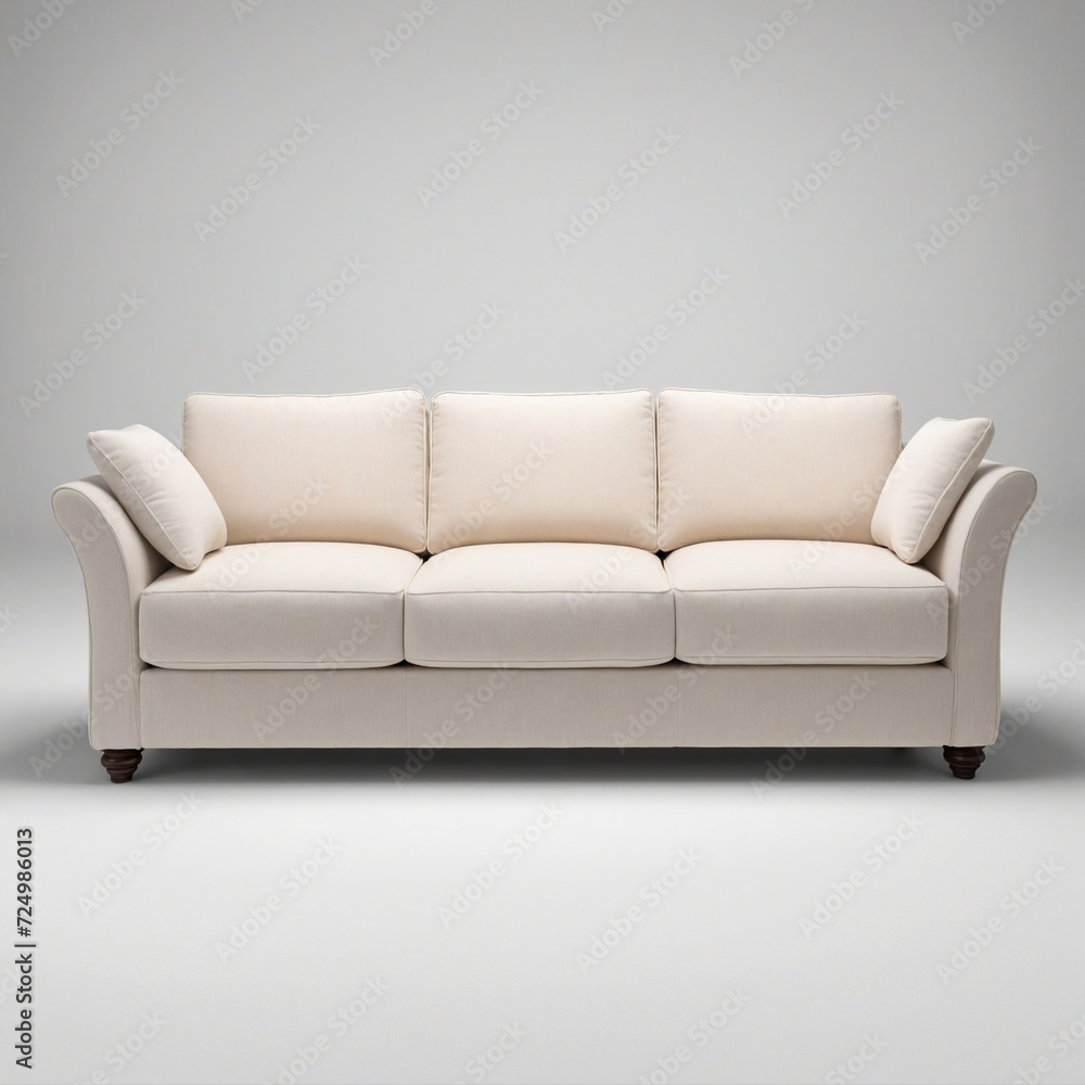 Fototapeta premium White background sofa from various angles
