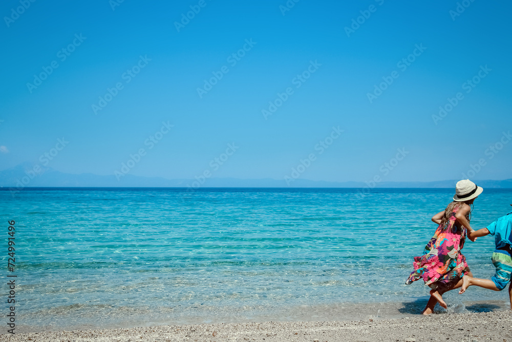 A happy kids weekend by the sea in nature travel A happy kids weekend by the sea in nature travel