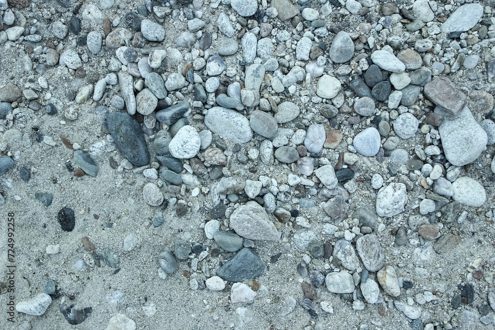 custom made wallpaper toronto digitalA pebbles on the shore of the sea travel background