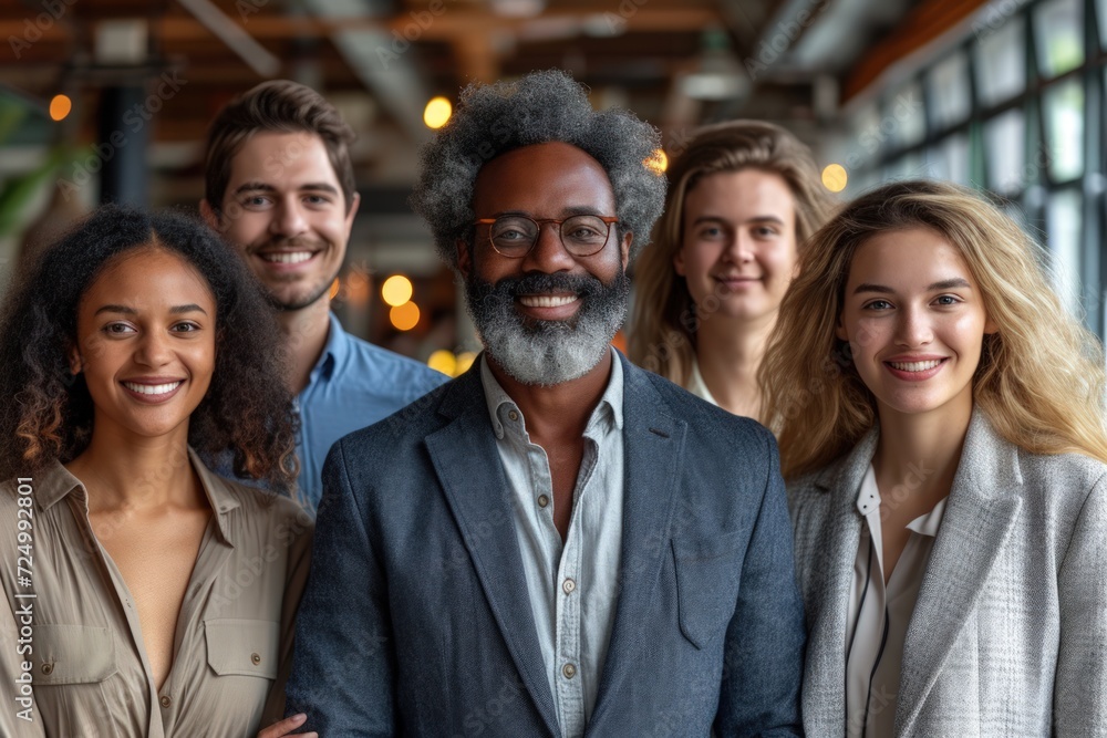 Fototapeta premium Portrait of a successful business team