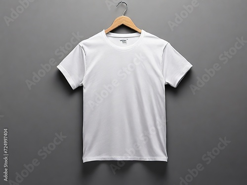 Free Photo White t shirt mockup new colorfull pic best mockup text space Background