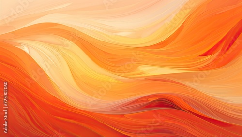 Abstract orange wave background design template