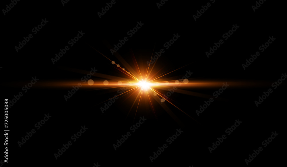Abstract lighting flare