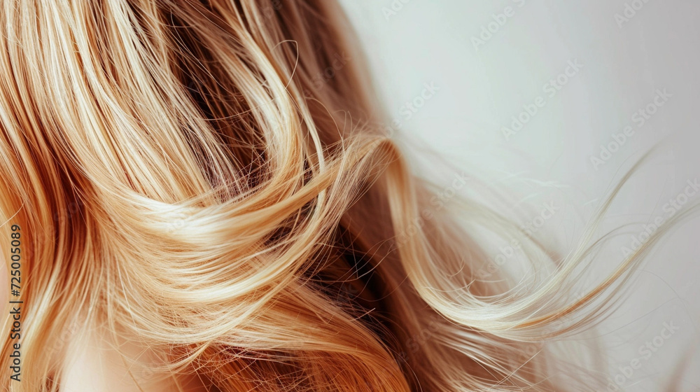 blonde color woman hair on white background. blonde color woman hair on white background.