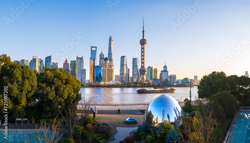 Photos Shanghai sunset at the North Bund with epic skyline