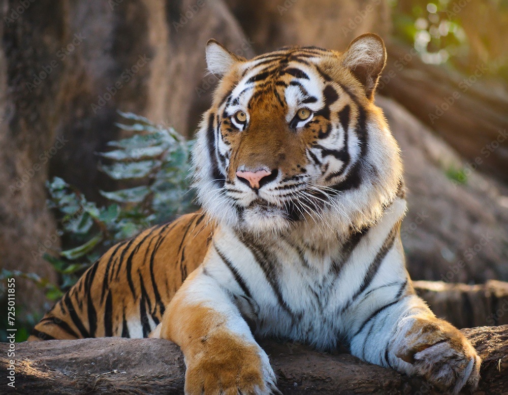 portrait of a tiger portrait of a tiger