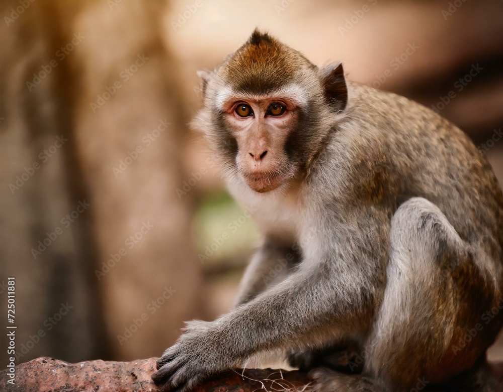 portrait of a baboon