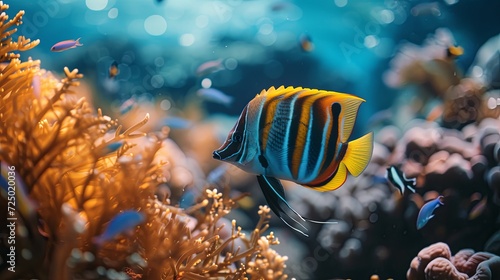 Fototapeta Naklejka Na Ścianę i Meble -  Tropical coral reef fish