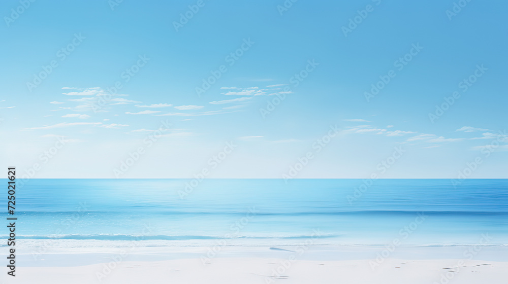 Fototapeta premium Minimalist Love Ocean Tranquil Elegance Background Ai Generative
