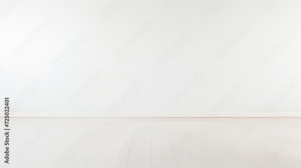 Clean and Minimalist Room With White Wall and Floor. Copy space Clean and Minimalist Room With White Wall and Floor. Copy space