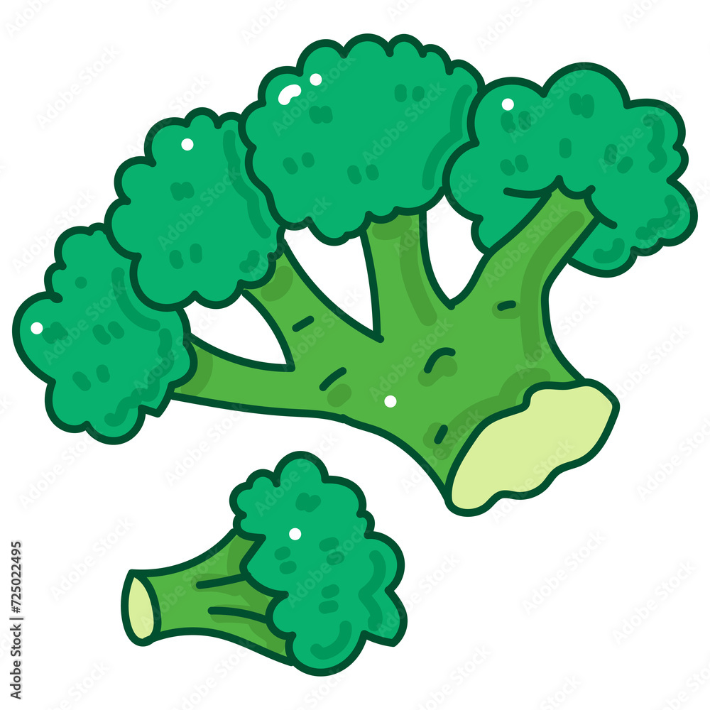 broccoli cartoon doodle broccoli cartoon doodle