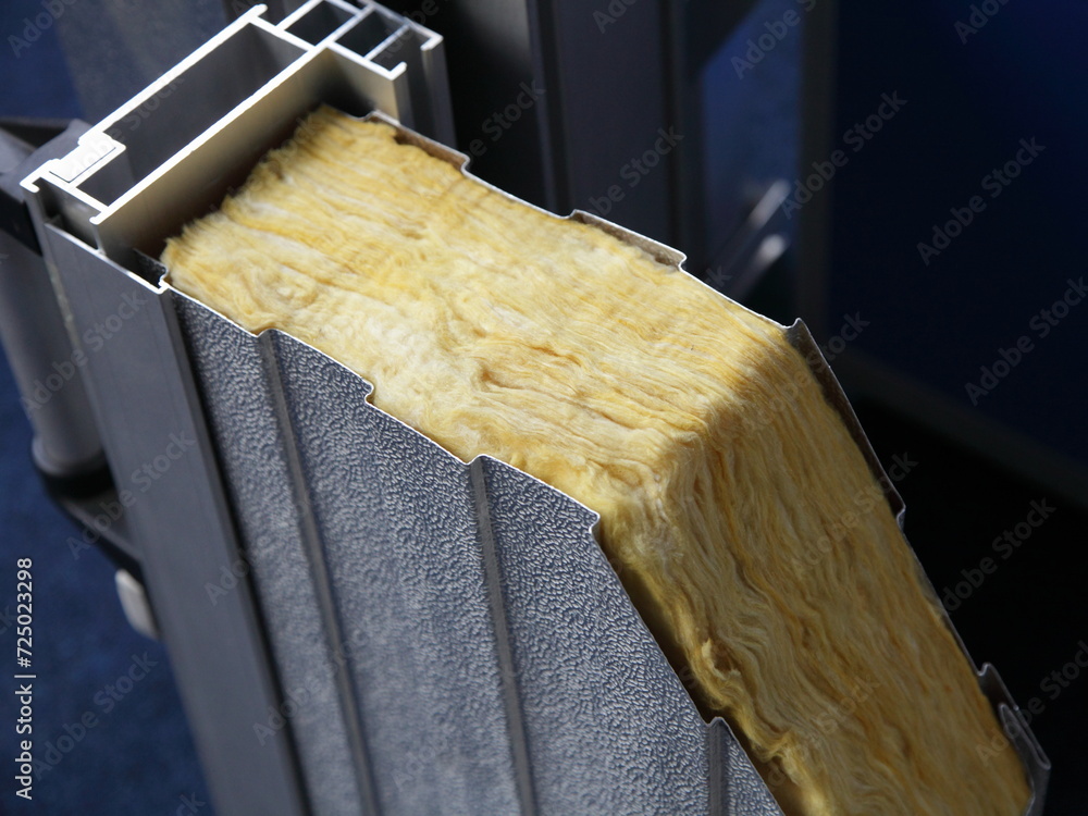 Sandwich panel in cut - modern building material